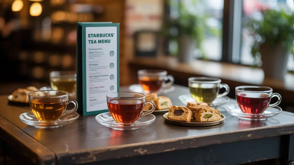 Starbucks Tea Menu