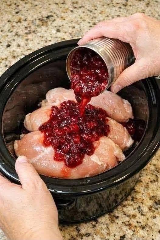 Slow Cooker Cranberry Chicken