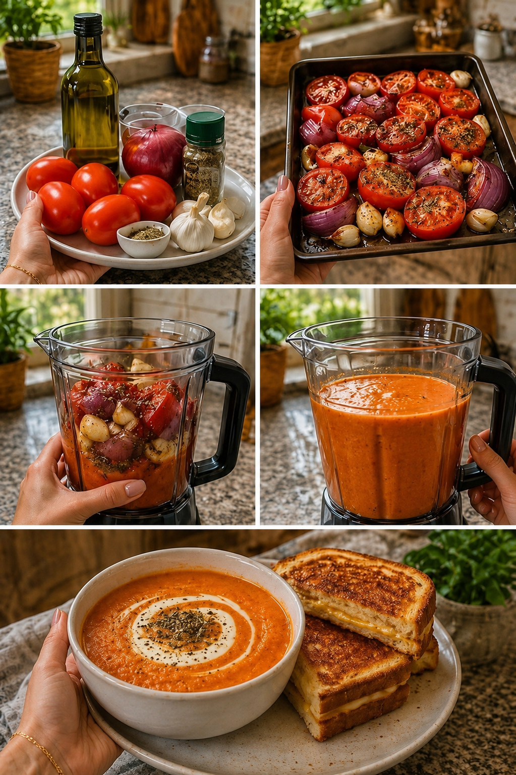 Roasted tomato soup.