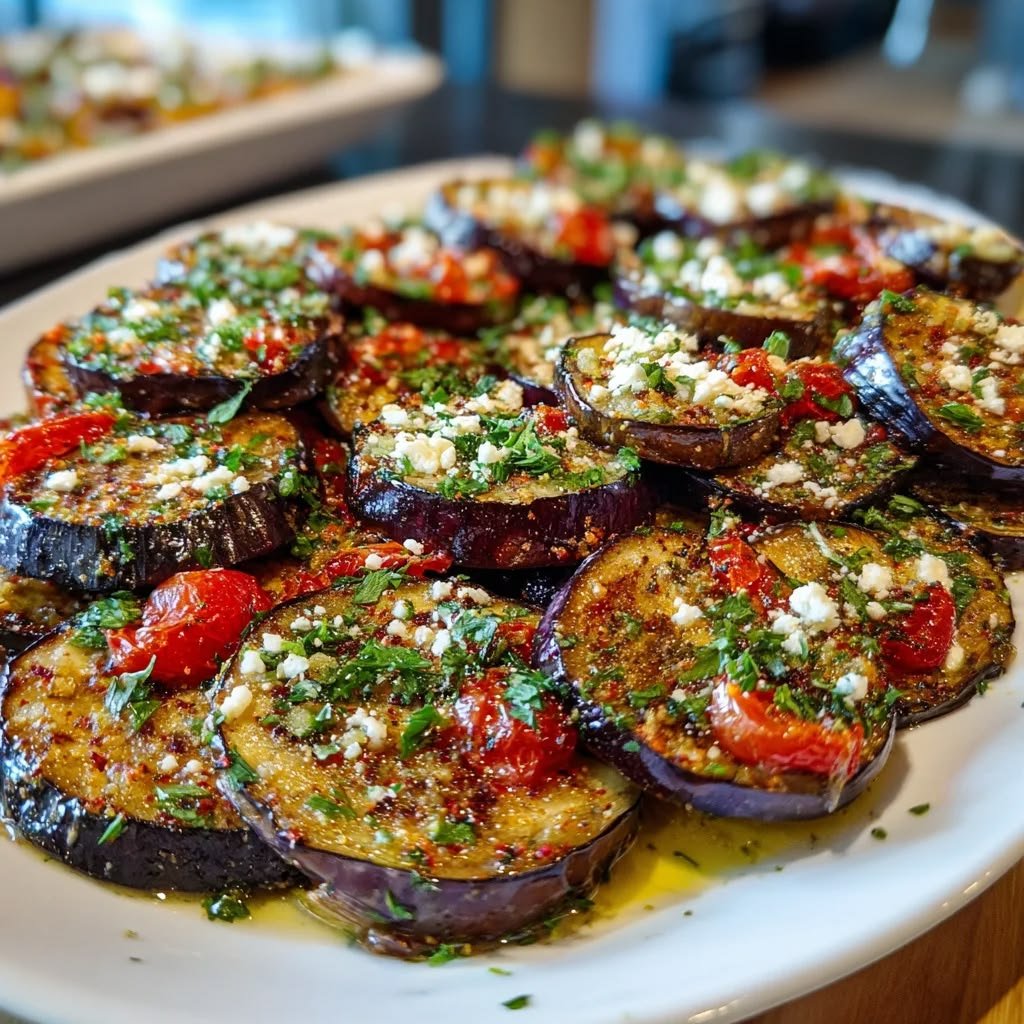 Mediterranean Roasted Eggplant