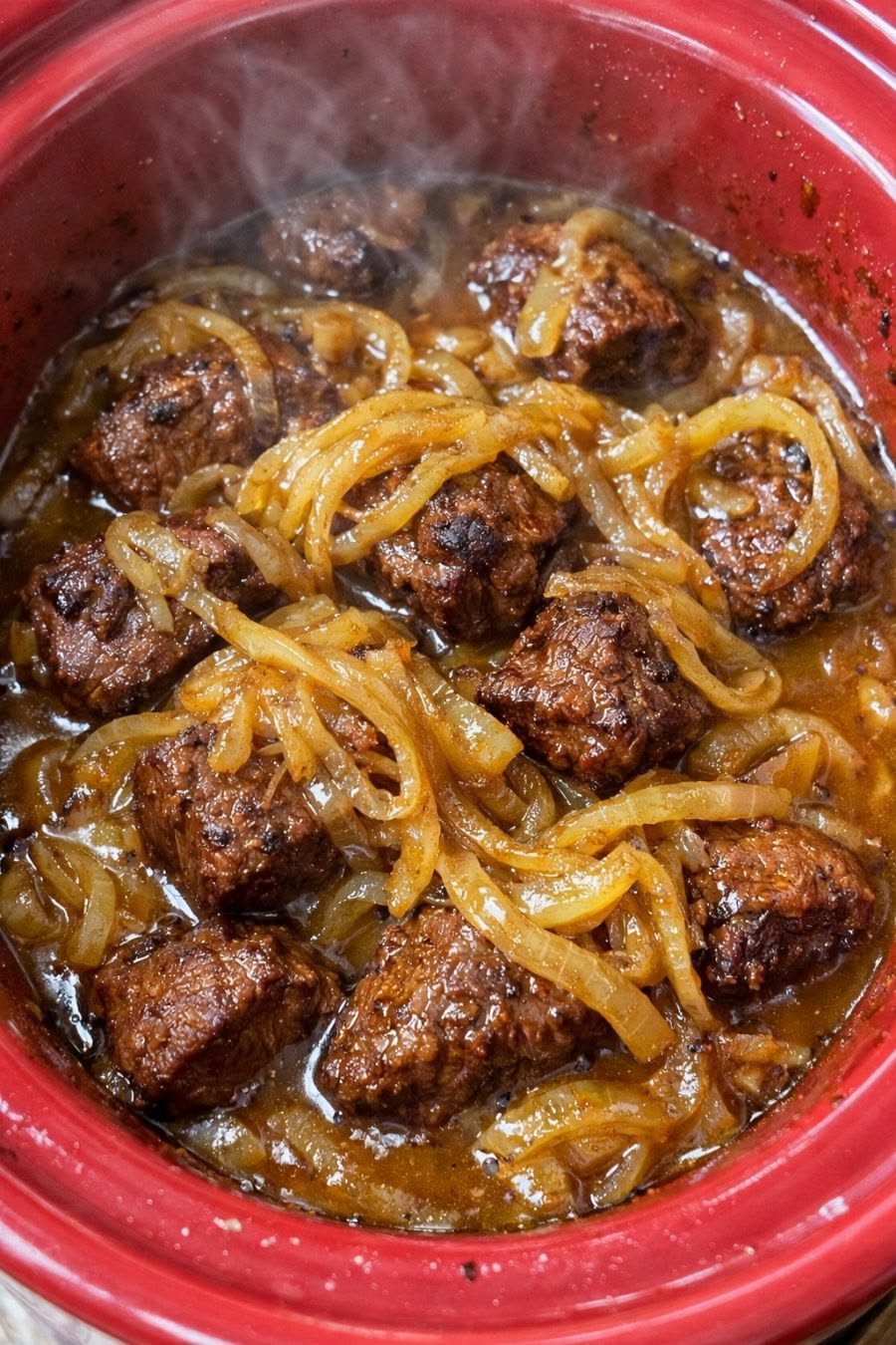 Slow Cooker French Onion Beef