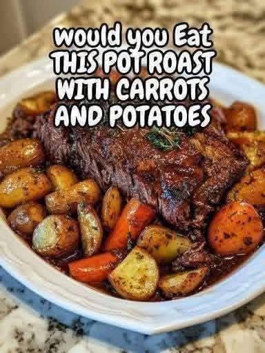 Slow Cooker Chuck Roast with Carrots and Potatoes