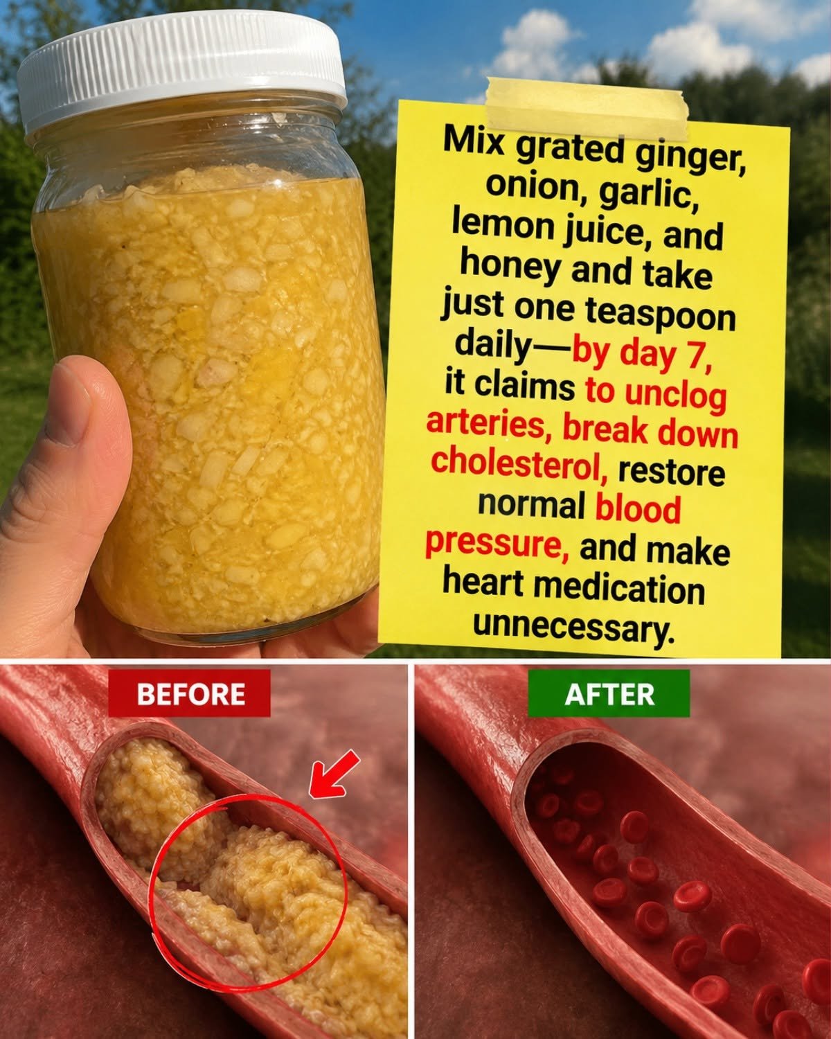 Ginger, Onion, Garlic, Lemon Juice, and Honey Force a Brutal Internal Reset