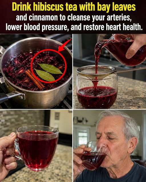 Hibiscus Tea with Bay Leaves