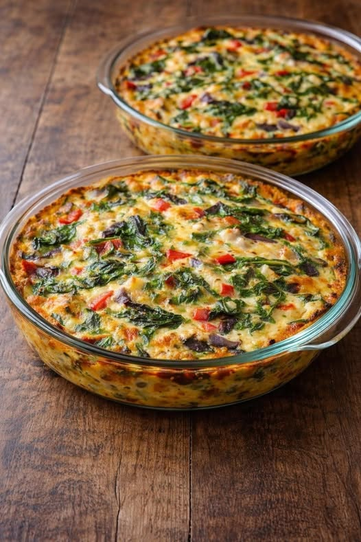 Crustless Vegetable Quiche