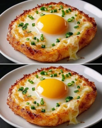 Cheesy Hash Brown Egg Nests