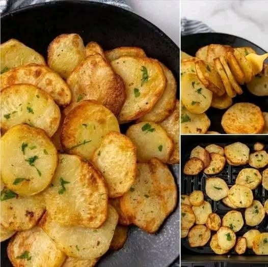 Crispy Oven Roasted Potato Slices Recipe